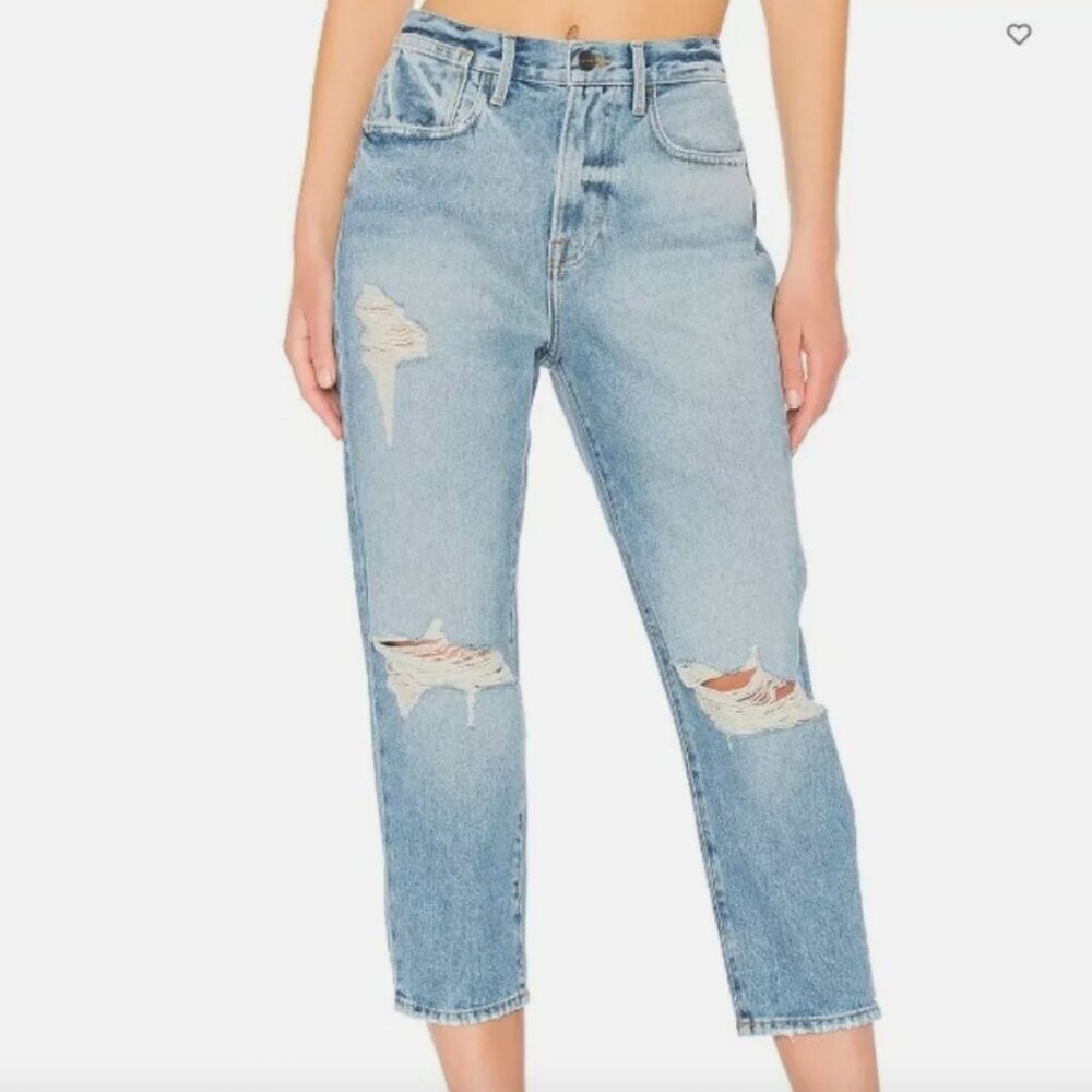 Frame cropped jeans